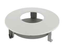 Takfäste, infällt, för domekamera inomhus. Diameter 233 mm.