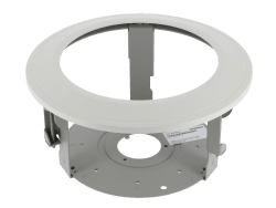 Takfäste, infällt, för speed dome-kamera inomhus. Diameter 233 mm.
