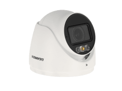 Turretkamera Standard 2/4/8 MP. Fast lins 2,8 mm. IR och vit LED 30 m. AI-funktioner