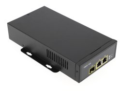 Konverter och PoE injektor 90W med SFP-ingång