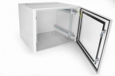 Väggskåp IP55 med glasdörr, sex olika höjder