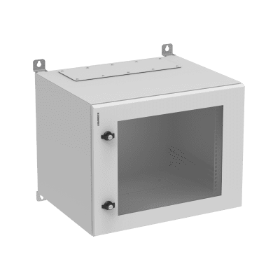 Väggskåp IP55 med glasdörr, sex olika höjder