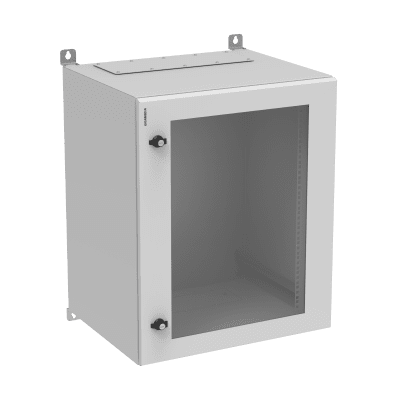 Väggskåp IP55 med glasdörr, sex olika höjder