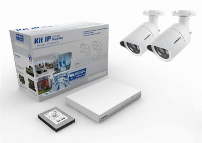 IP-kamera kit med NVR