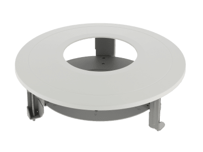 Takfäste, infällt, för domekamera inomhus. Diameter 233 mm.