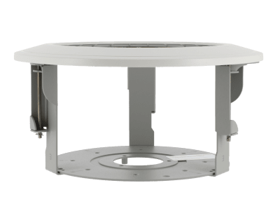 Takfäste, infällt, för speed dome-kamera inomhus. Diameter 233 mm.