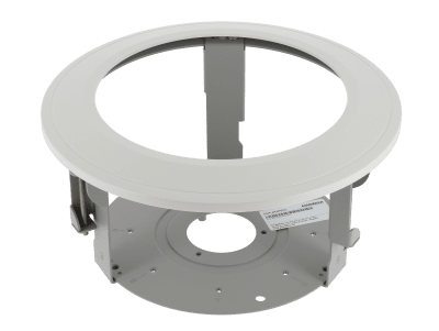 Takfäste, infällt, för speed dome-kamera inomhus. Diameter 233 mm.