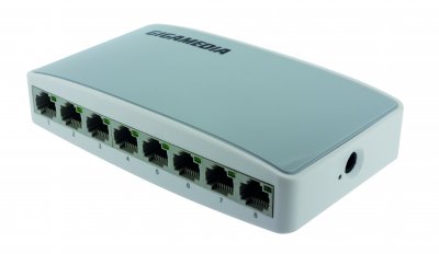 Miniswitch 8 portar 10/100/1000 Gigabit