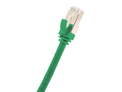 Patchkabel Initio kat 6A S/FTP grön