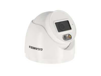 Turretkamera Initio 2/4/8 MP. Fast lins 2,8 mm. IR och vit LED 30 m. AI lite