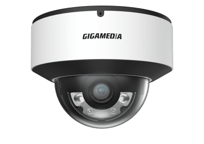 Vandalsäker domekamera Standard 4/6/8 MP. Fast lins 2,8 mm. IR och vit LED 30 m. AI-funktioner