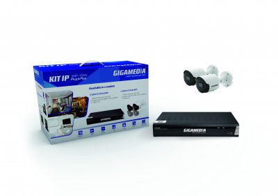 IP-kamerakit 4-kan NVR + 2 kameror