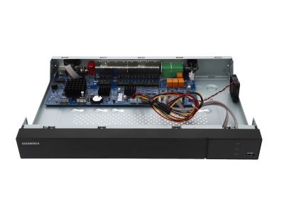 NVR Advanced 16 kanaler för 19" rack, 2xHDD, 16xPoE