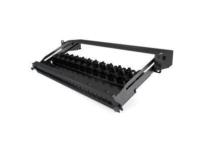 Patchpanel Premium 24 portar utdragbar, obestyckad