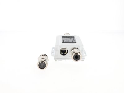 PoE injektor 30W, IP67, DC-matning in 12-55 V