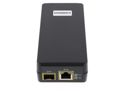 PoE injektor 30W med SFP fiberingång