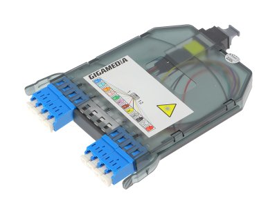 Kassett med 8 eller 12 fiber, SM och MM OM4