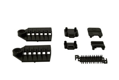 Skarvkasset för 12 fiber med lock och liten kam